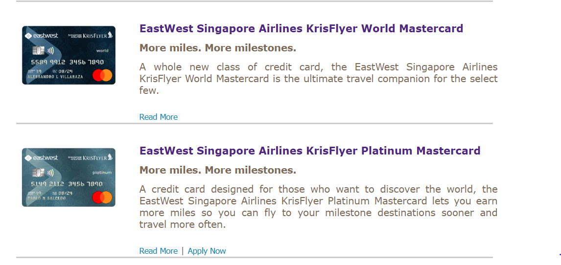 EWB's KrisFlyer World Mastercard: A Review - The Quirky Yuppie